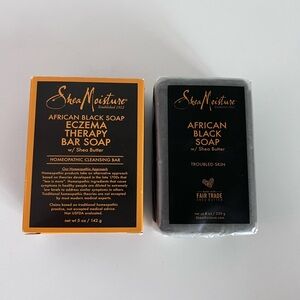 Shea Moisture African Black Soap Set of 2